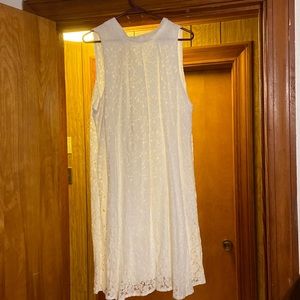 Formal white dress. Good condition. Great for junior Marshall or graduation
